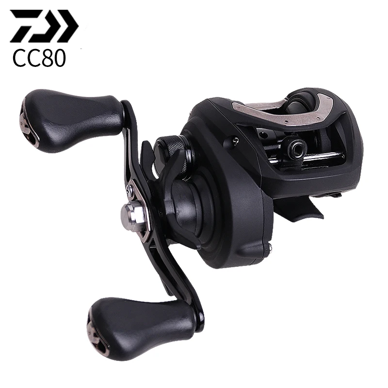 

DAIWA CC80 Fishing reel 7.5 Gear Ratio Baitcasting Fishing Reel 4 Ball bearing Light weight Low Profile Fishing reel