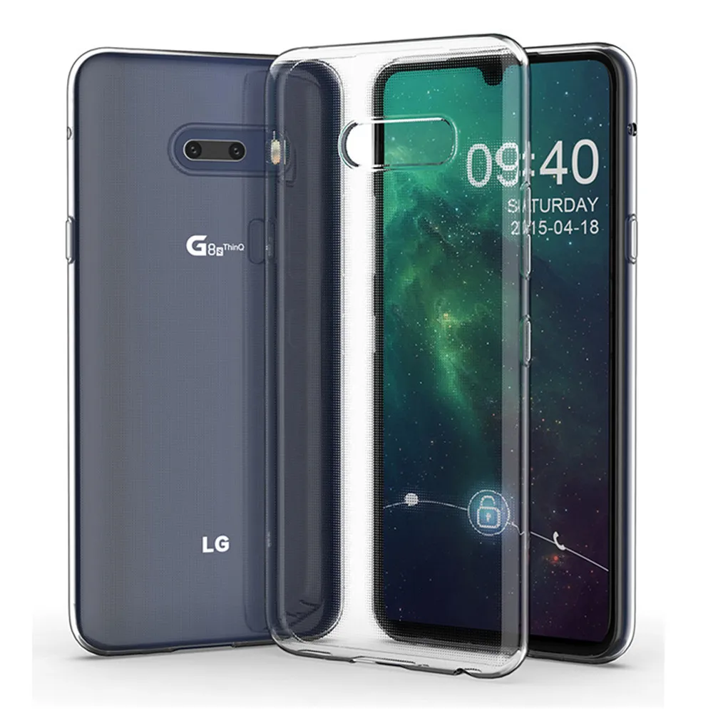 

Laudtec Cell Phone Case Clear Soft Back Covers for LG G8X ThinQ
