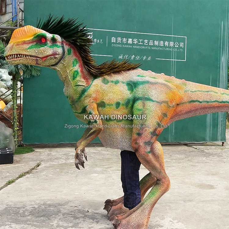 

Amusement Park Equipment Man Control Realistic Dinosaur Costume Mascot
