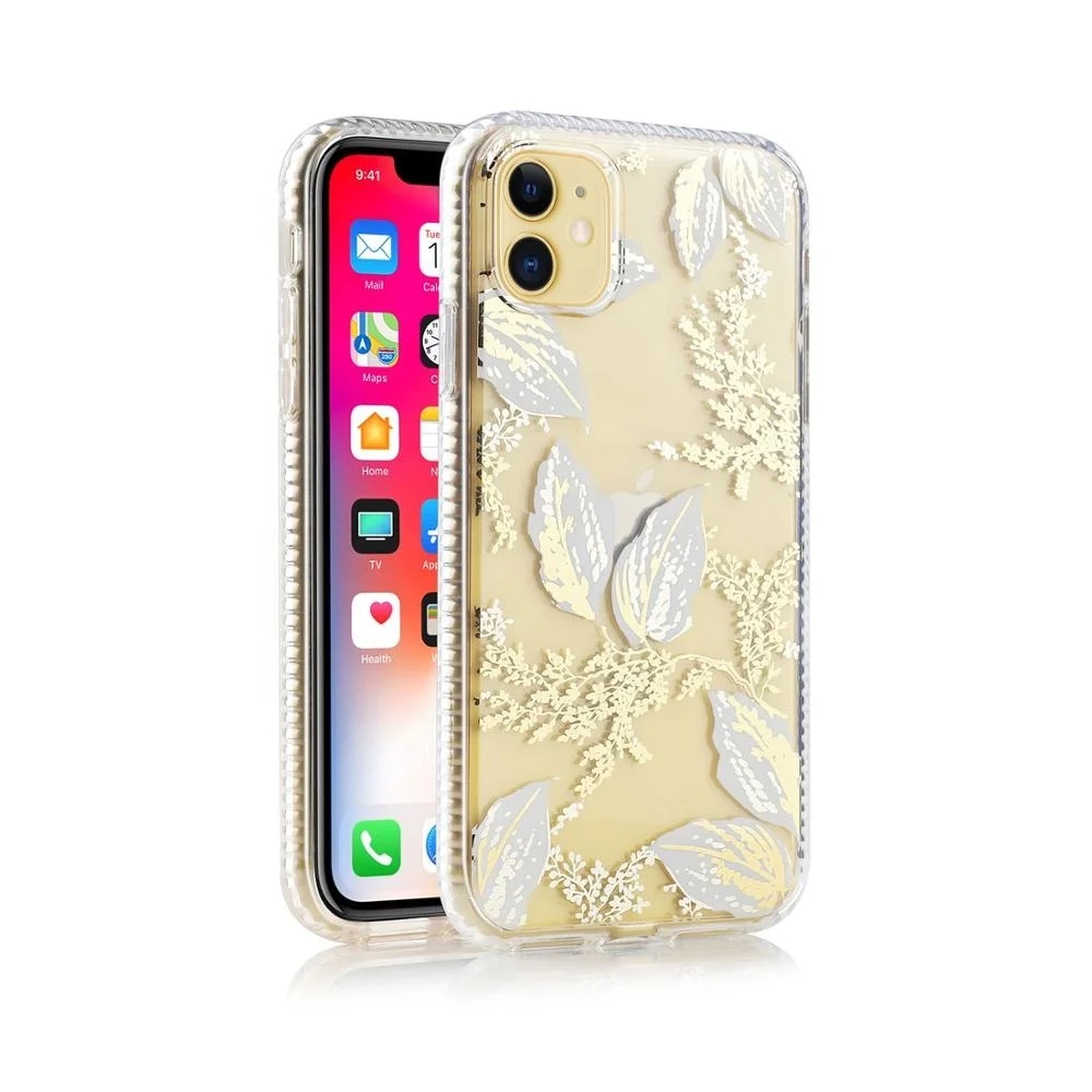 

New Arrivals Hybrid IMD Printing Translucence Phone Cover Case for iPhone 11 Marble Case Accessories for iPhone 11 Pro, Transparent