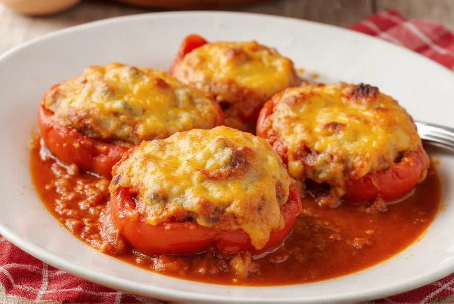 Stuffed Bell Pepper Casserole: Easy One-Dish Recipe