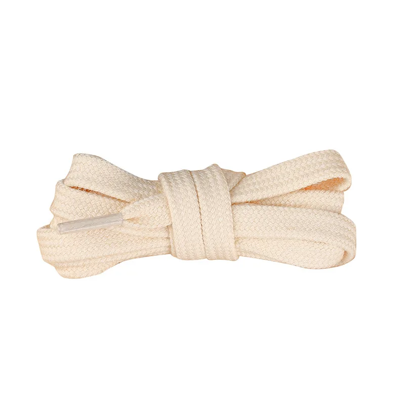 

ZONESIN Wholesale Cotton Weave Shoe Lace Flat Shoelace For Canvas Shoes