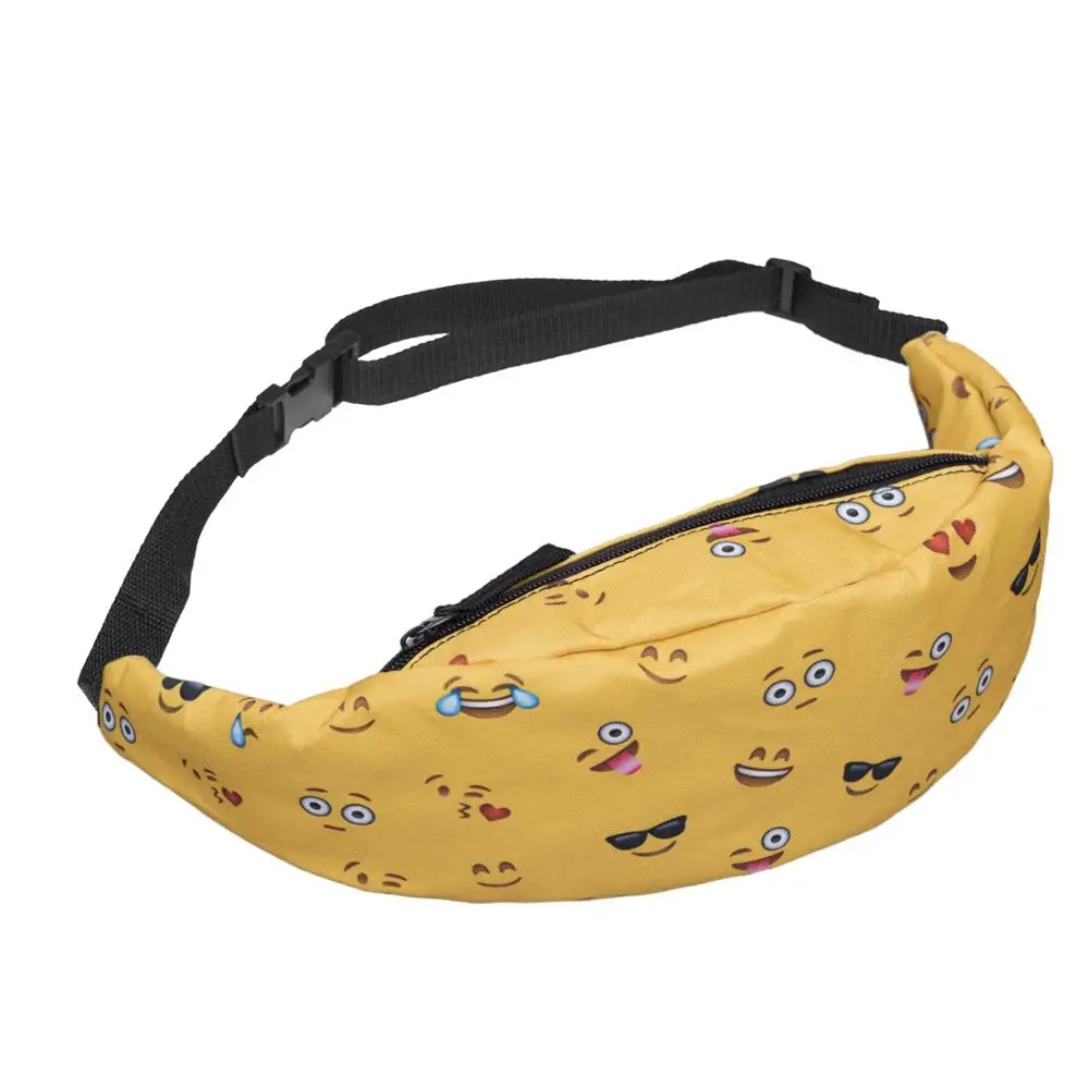 

Digital printed yellow-soled waistband, breast bag, one-shoulder bag, cross-border explosion YDB-070, Customized