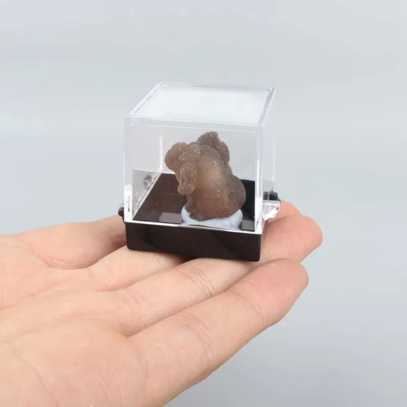 

Natural raw stone healing crystal mineral quartz specimen box for school