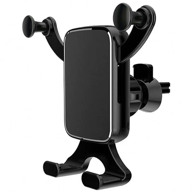 

Car phone holder for all mobile phone HOPf7 car air vent gravity mount holder, Black