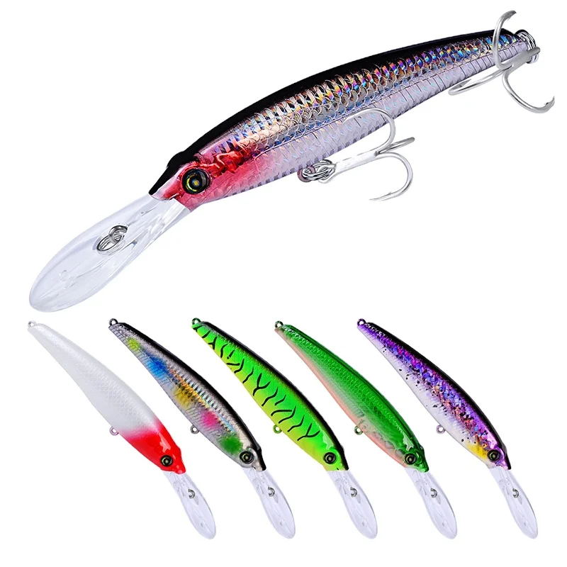 

195mm Brand Lure Floating Mino Fishing Bait 46.5g Wholesale, 10colors