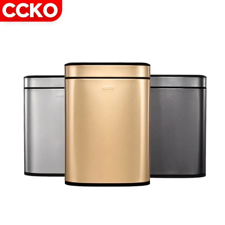 

6L 30L Mini Restaurant Hotel Home Guestroom Custom Stainless Steel Trash Can Garbage Bin Dustbin Waterproof Metal Trash Can