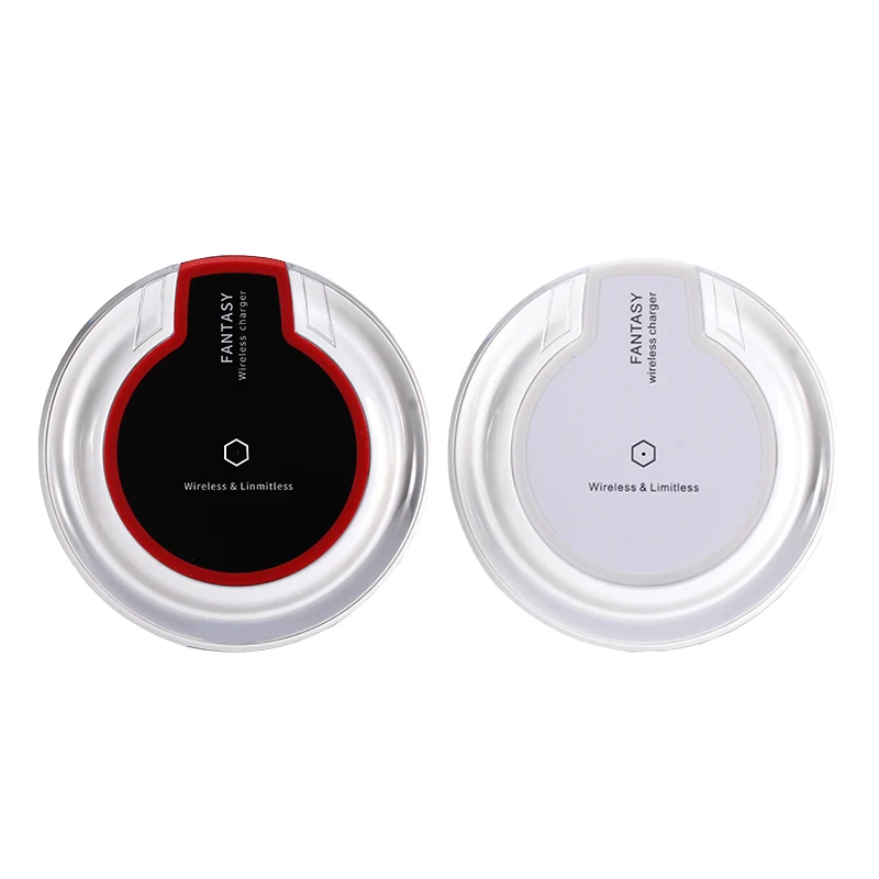 
Universal Fantasy Qi Wireless Charger With LED Light for iPhone Samsung Mobile Phone K9 Crystal Wireless Charger 