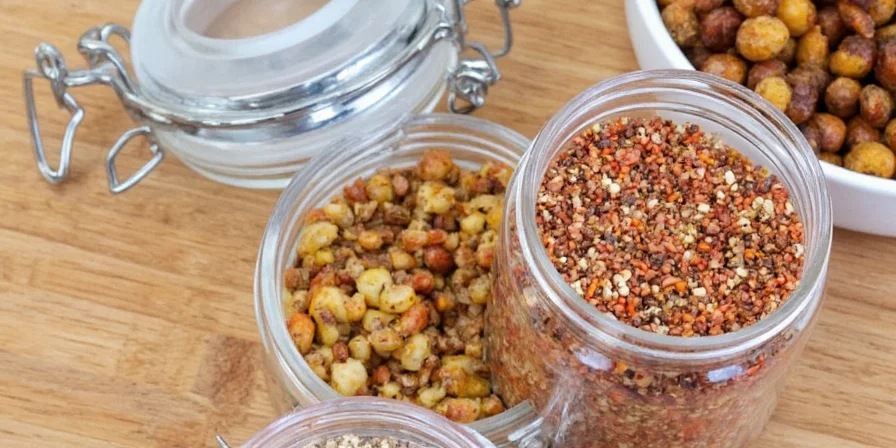 spice rack with file seasoning