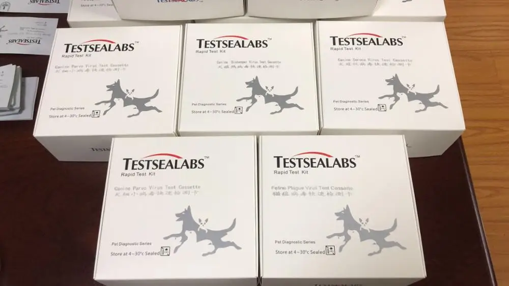 
Testsealabs One step Rapid test kit for cat TOXO IgG/IgM test for pet diagnostic 