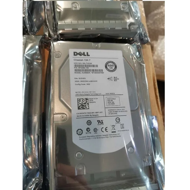

New DELL hard disk 0W347K 600GB SAS 6G 15K 3.5 server Hard Drive