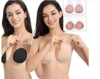 

Push Up Strapless Sticky Adhesive Invisible Bra Plunge Reusable Magic Bra for Women Breast Petals Backless Strapless Bra
