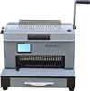 new automatic comb wire spial coil binding machine and hole punching machine