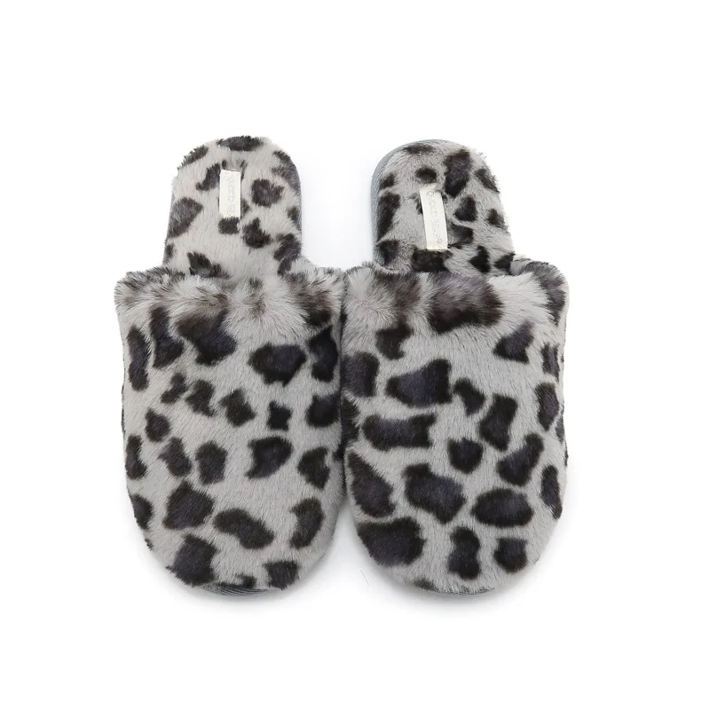 

2021 fashion Leopard Soft bottom non-slip new winter home indoor outdoor cotton slippers for womens, Leopard print