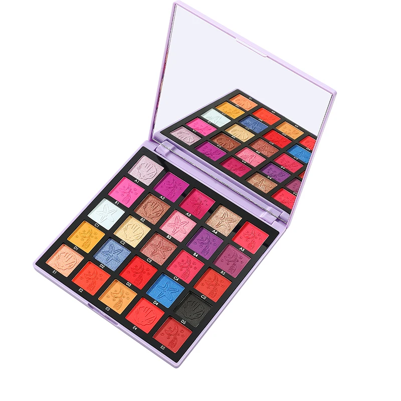 

Customized 25 Colors Single Eyeshadow Cosmetics Eye Shadow Palette with mirror