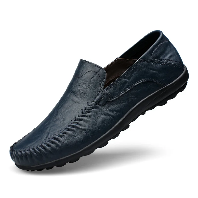 

New Italy Design High Quality Loafer Genuine Leather Shoes For Men Driver Shoes