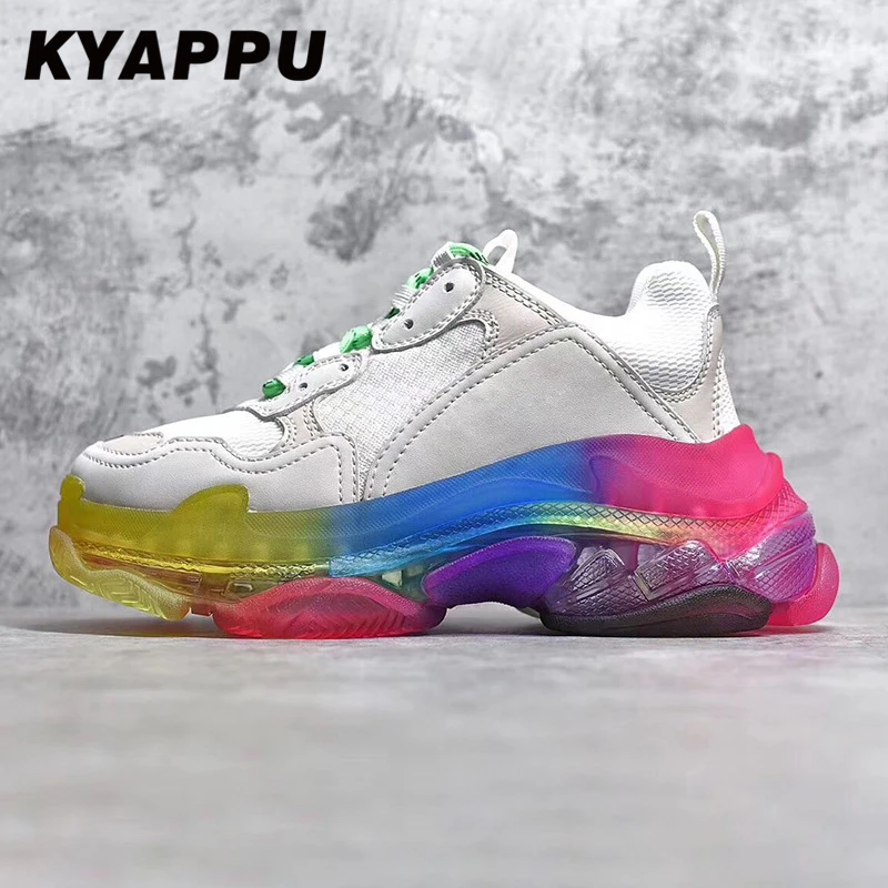 

Wholesale fashion Men women Triple S Trainer Sneakers Six-layer Balanciage Shoes Custom your logo sneakers