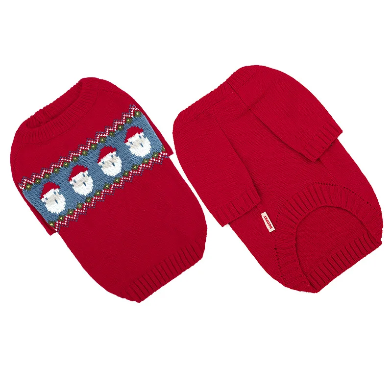 

Fashion Striped Knit Pet Dog Sweater Christmas Cat Dog Sweater Pet Sweater Dog Clothes