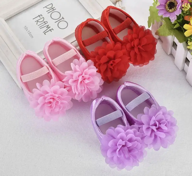 

2021 Baby Girl Shoes Floral Princess Toddler Newborn Shoes Cotton Cloth Autumn Baby Infant First Walker Soft Sole Shoes