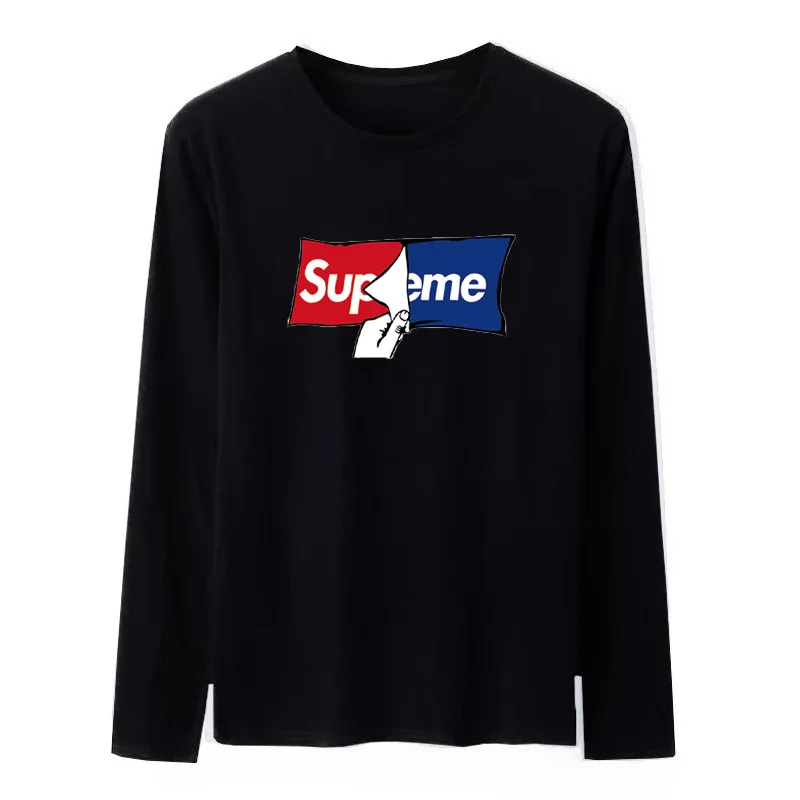 

Custom OEM Logo Cheap Price 180g high quality long sleeve Blank T-shirt Plain White T Shirts for Men