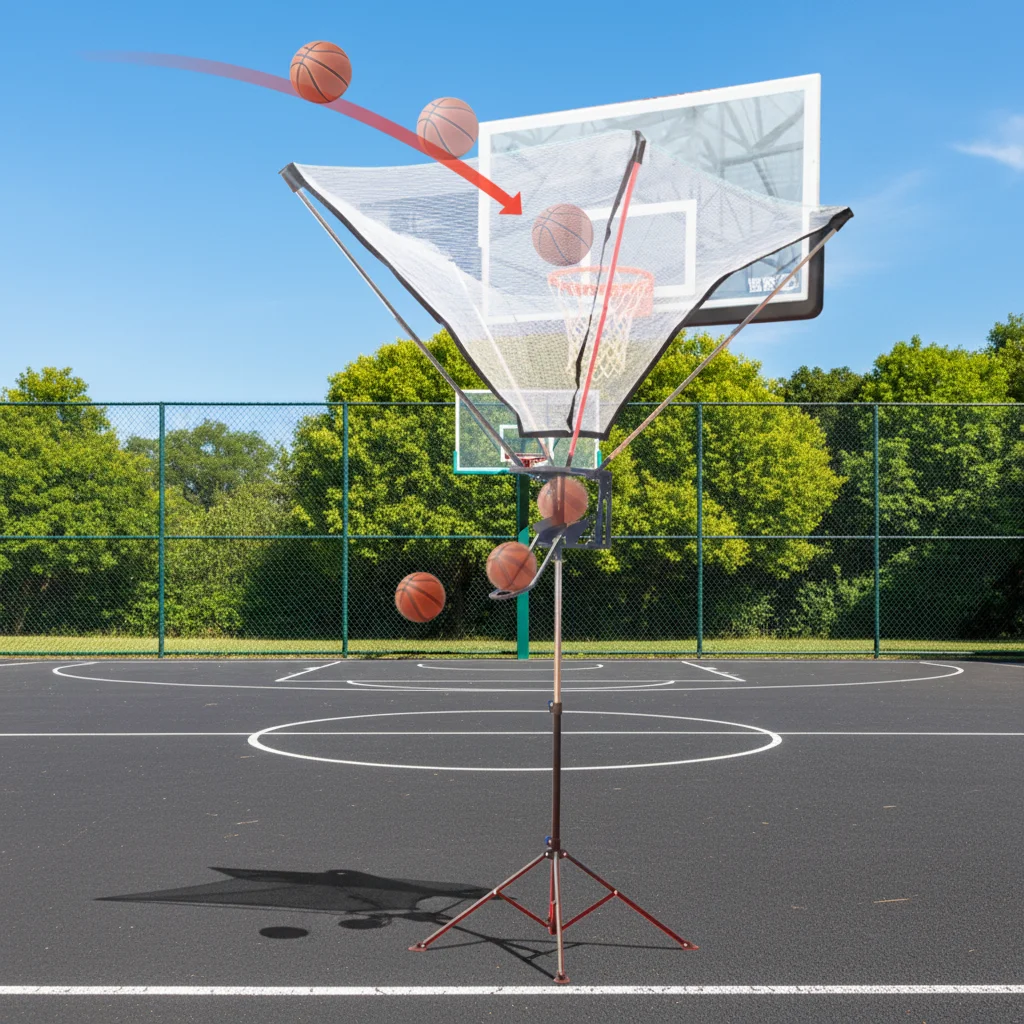 Wholesale Basketball Rebounder Net Return System Portable Shot Trainer Rebound Shot Trainer Basketball Training Equipment