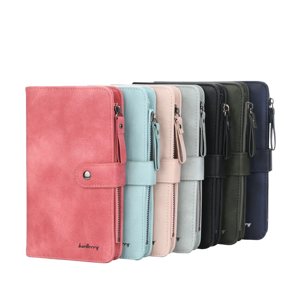 

Baellerry's new ladies wallet Korean version of multifunctional zipper clutch bag large-capacity leisure wallet, 6colors