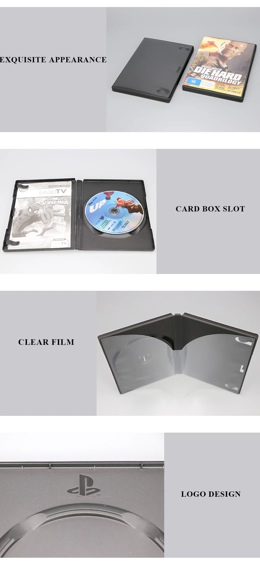 Game Case Clear Case For Ps2 Transparent Factory Price Storage Box Ps2