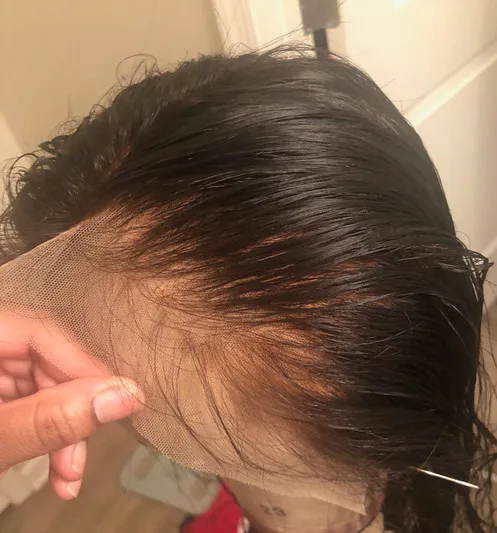 HD swiss thin film LACE closure frontal 13X4 4X4 5X5 6X6 straight wave curly preplucked transparent lace closure