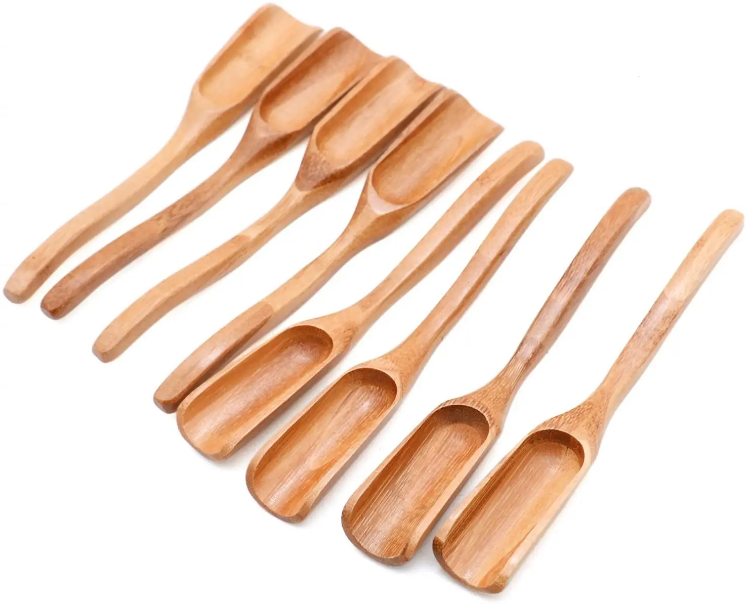 

Natural Bamboo Wood Spoons for Scooping Coffee Powder Kung Fu Tea Spade Natural Bamboo Wood Spoons, Natural wood measuring spoon