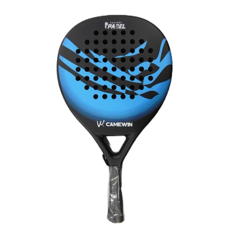 

IN STOCK CAMEWIN 50% Carbon Fiber Beginner Player Raqueta Wholesale Round/Teardrop Popular Padel Racket