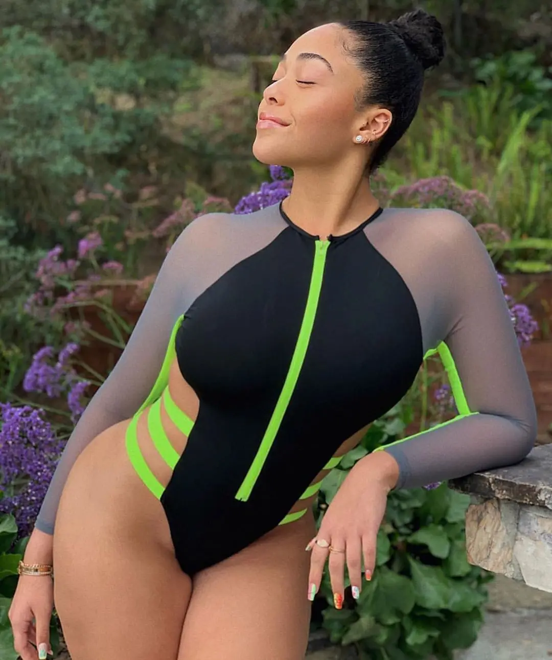 

QC6257 Sexy one piece bikini long sleeve women swimsuit