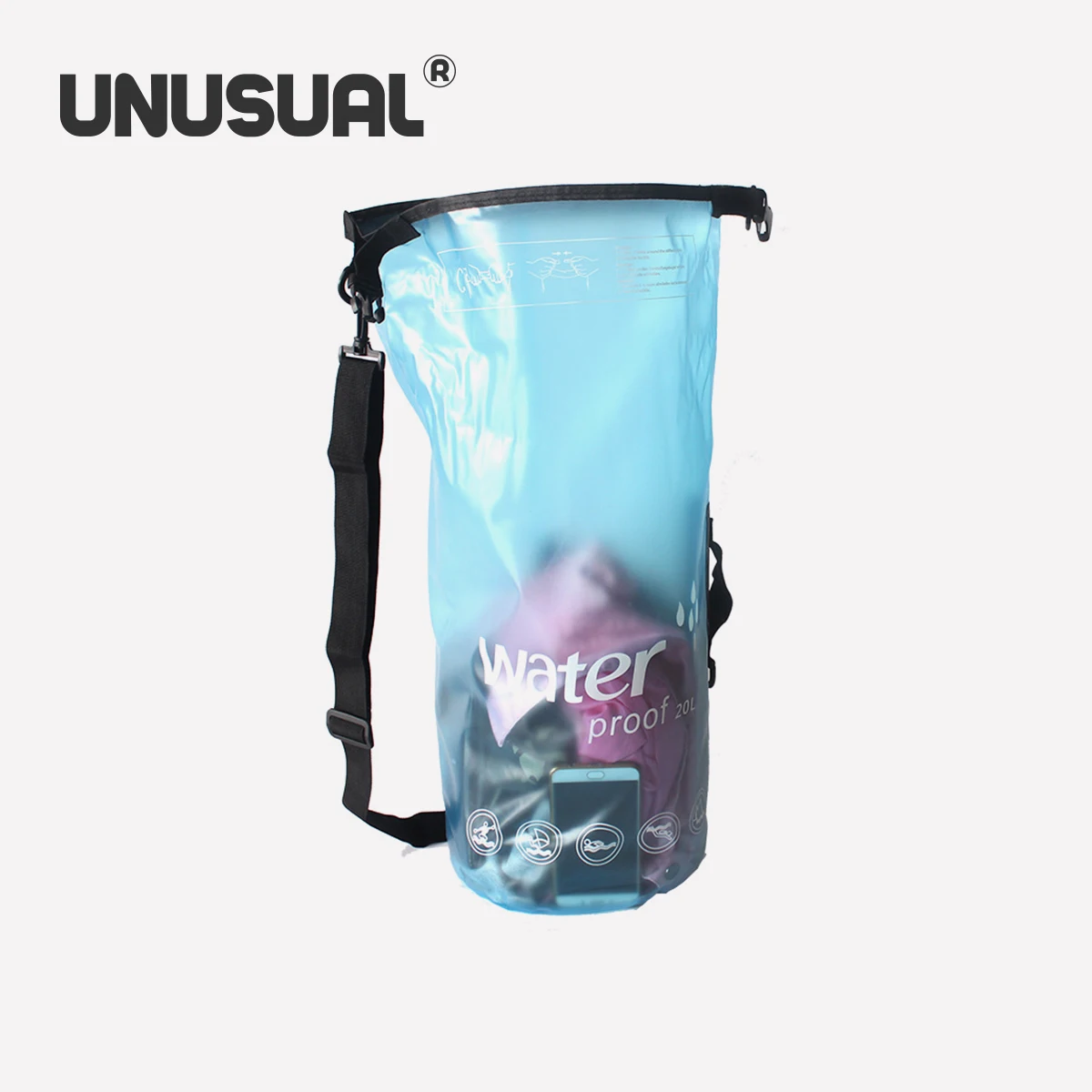 

Hot Selling Earth Pak -Waterproof Tarpaulin Pvc Waterproof Duffel Dry Bag, Customized color