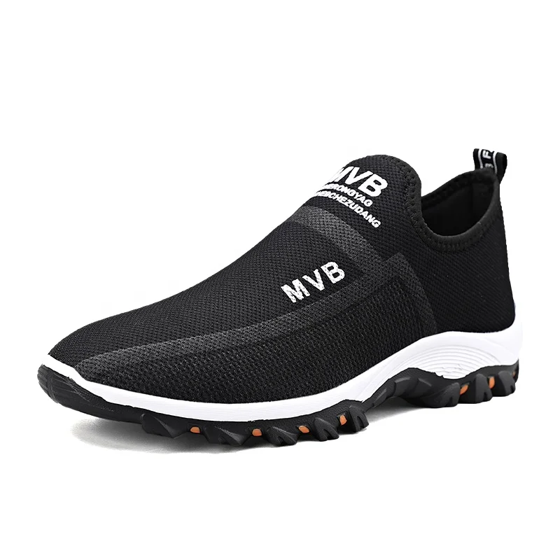 

Custom logo fashion style Light Weight breathable low MOQ sneakers shoes Men running shoe big size top quality