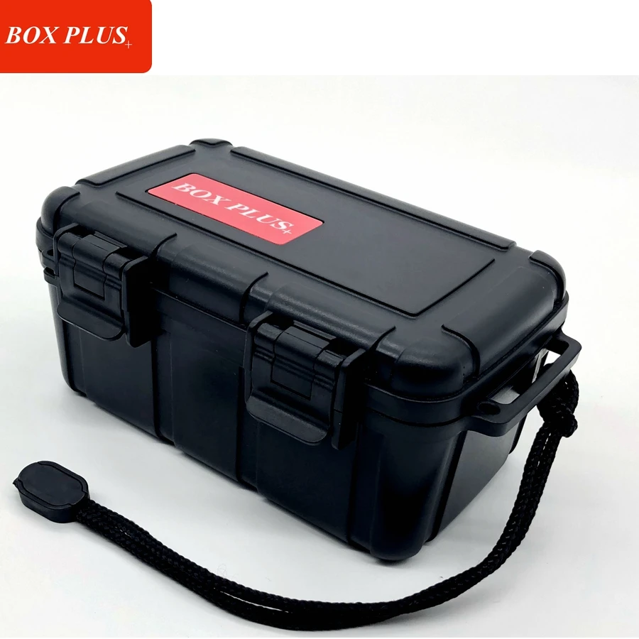 

High quality Hard shell Waterproof cigar humidor case Travel case with lock, Accept custom color