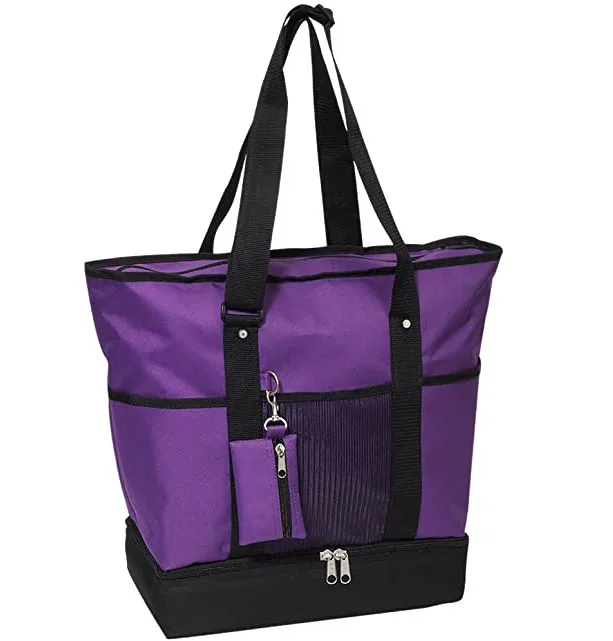 

Fashion Custom Logo Large Multifunctional Reusable Foldable Shopping Tote Bag, Black/blue/red/green/purple