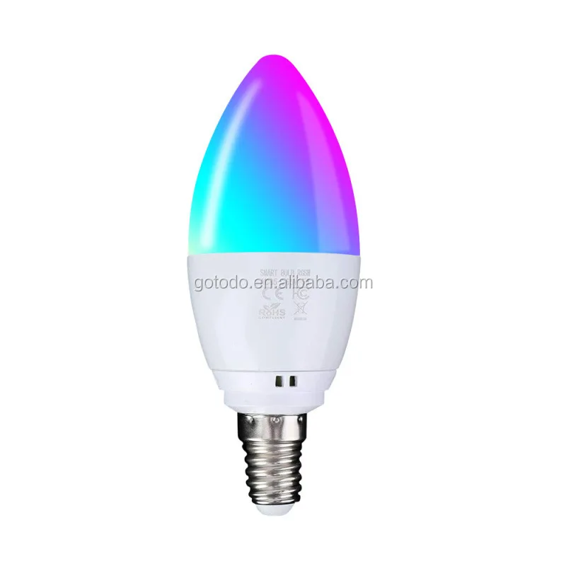 E27 Rgb High Power Light Lifx Rgbw Hot Filament Dimmer Color 9w 8w 5w Bluetooth Smart Bulb Base