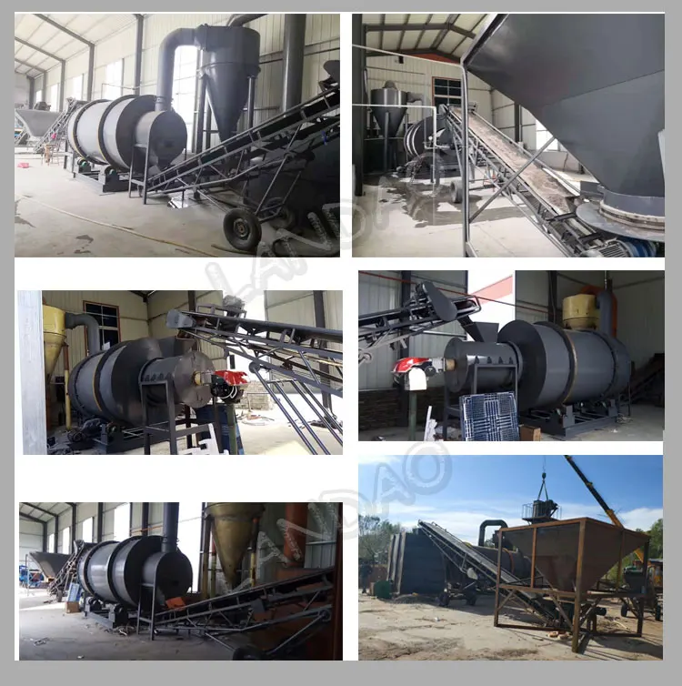 Low Price Small Triple Drum Garnet Sand Rotary Dryer Machine Drying Equipment For South Africa