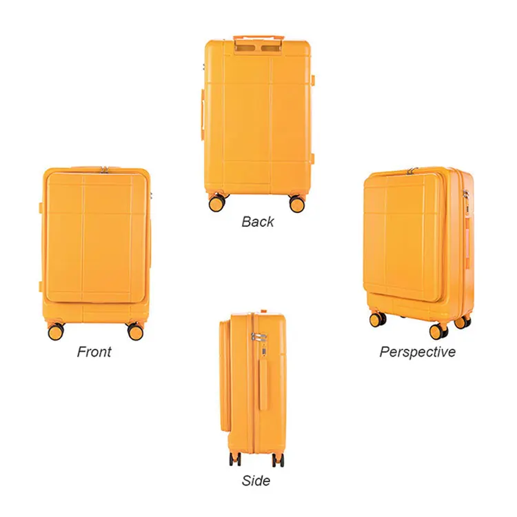 

No MOQ ABS Luggage Travel Set Bag ABS Trolley Suitcase Cabin Lightweight Luggage