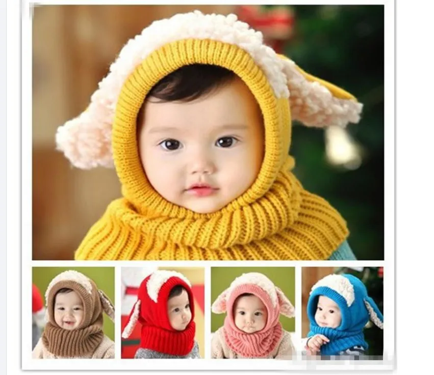 Infant Boys Girls Children New Fashion Kids Neck Warmer Winter Baby Hat ...