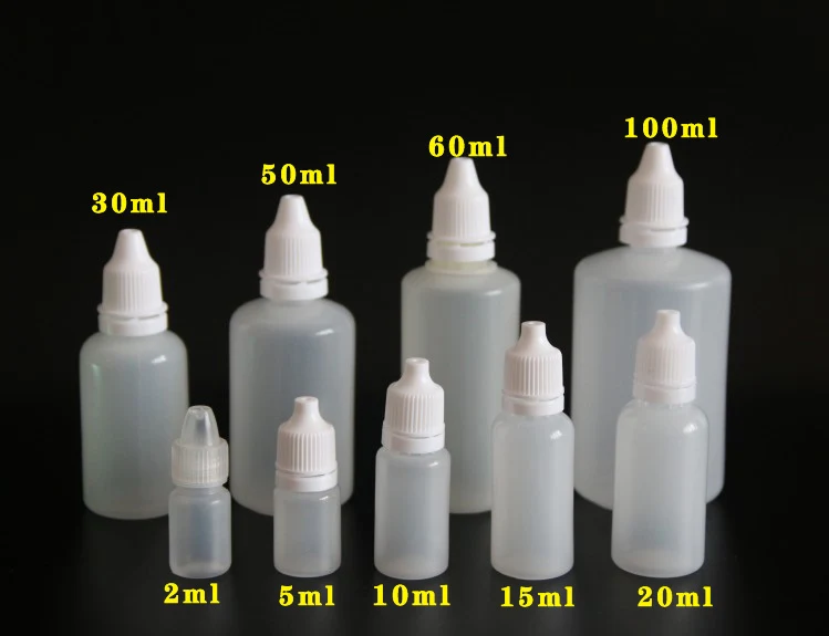 5pcs 20ml/30ml Bouteilles en plastique transparent portable petites fioles  liquides, bouteille d'emballage de fiole solide petite bouteille de médicam