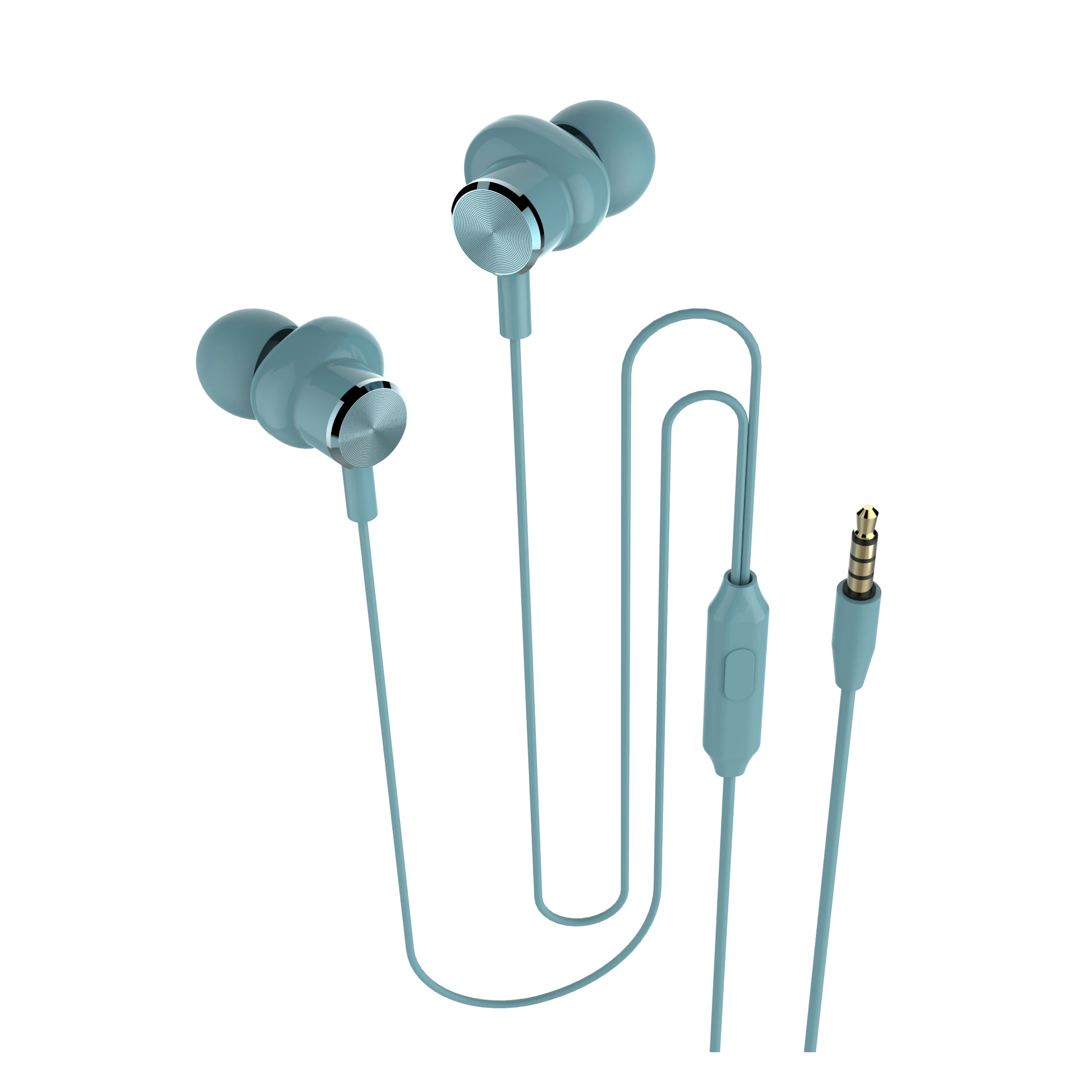 

Wholesales Heavy Bass Wired Earphone Cheapest Professional HIFI Headphone Metal Shell High Sound Quality Adjustable Volume, 6 colors
