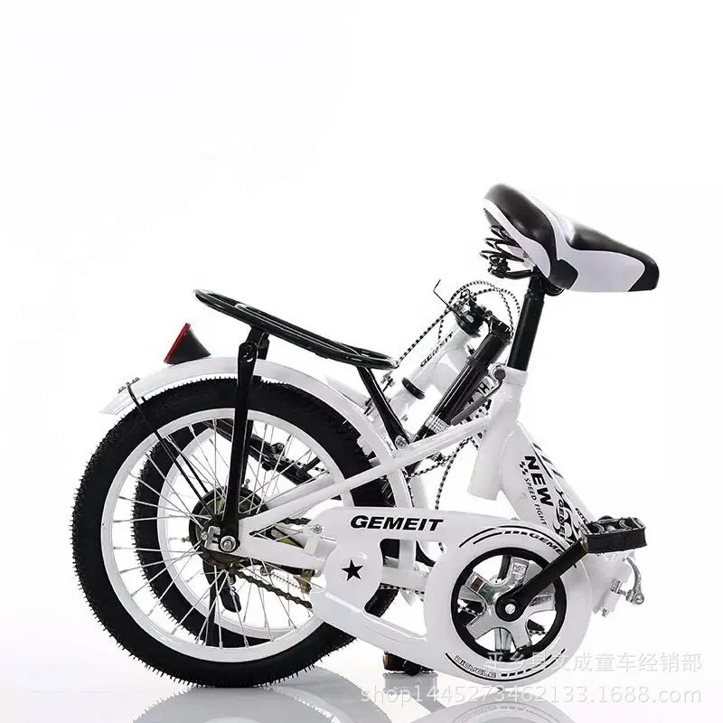 

16 "20" folding bicycle manufacturers wholesale children, middle school, adult, male and female students bicycle custom LOGO, Red