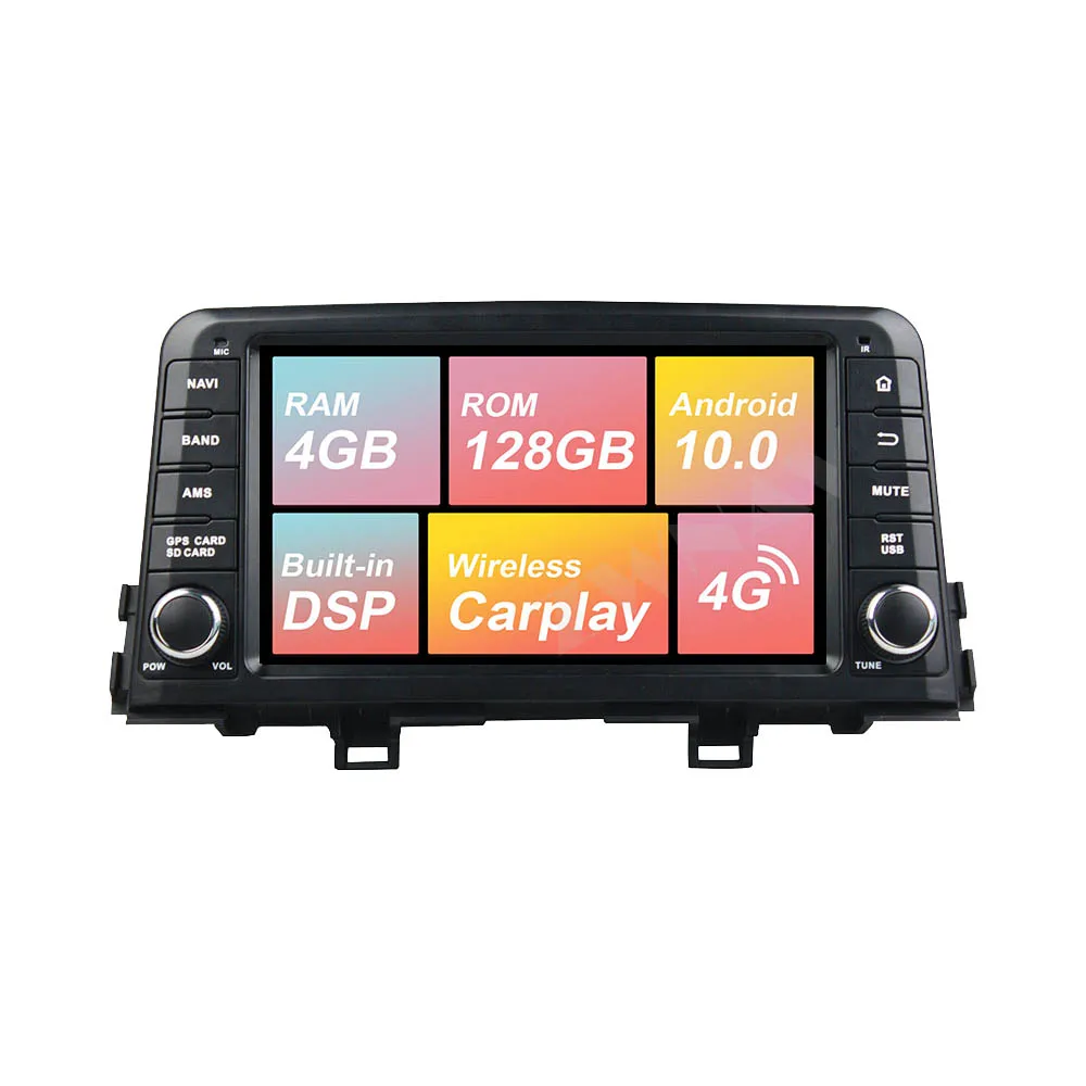 

1 Din Android 10 Car No DVD Player GPS Navigation For KIA PICANTO/MORNING 2017 2018 Radio tape recorder Multimedia auto headunit