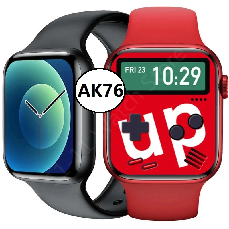 

2021 AK76 Smart Watch Series 6 1.75inch bt call Men's Watch 4 UI Dynamic watch faces Body temperature SmartWatch ak76