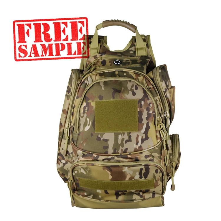 

Hot Sale China Manufacturer 2021 Custom Logo Camouflage Backpack For Hiking Bag For Women Men bag military