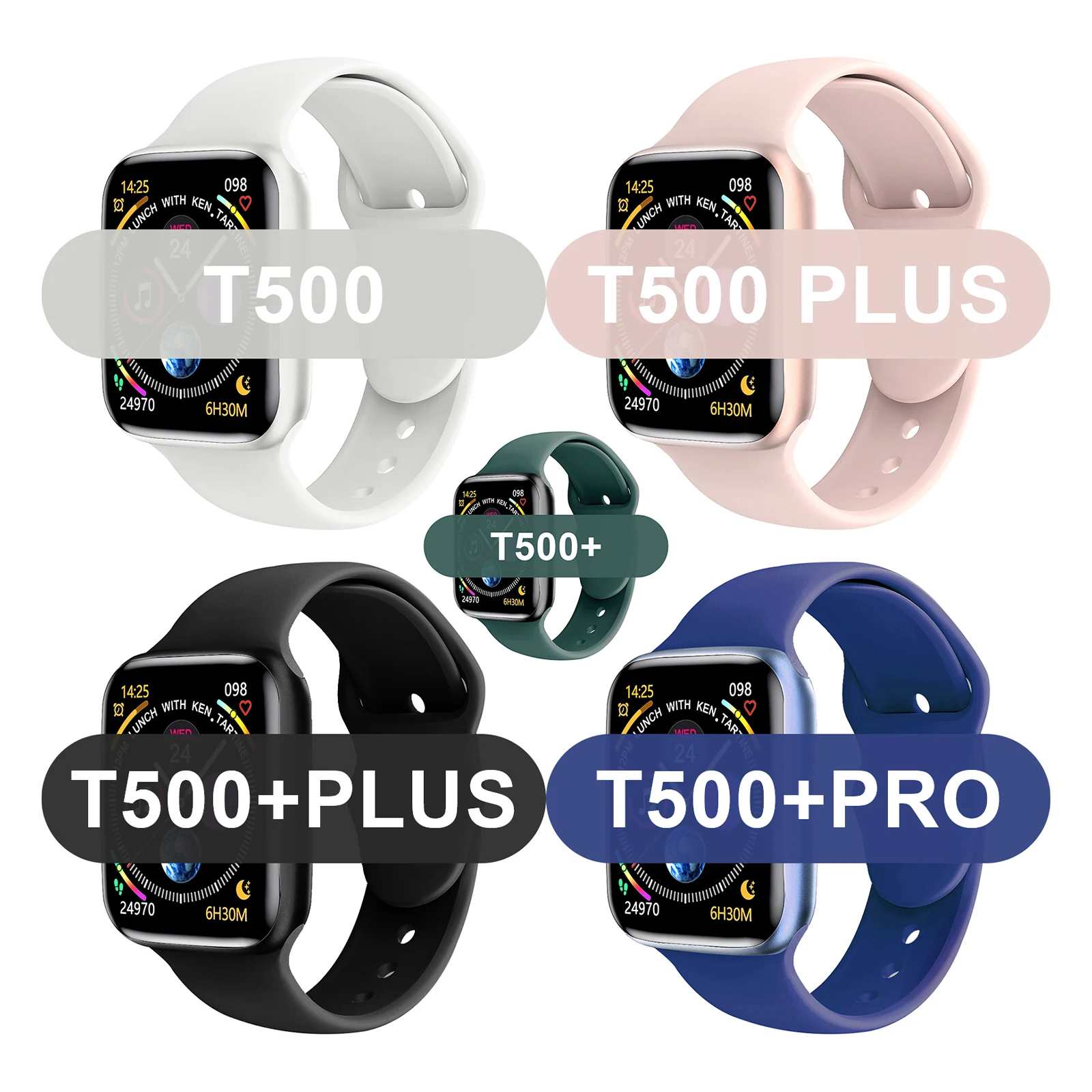 

2021 T 500 Pro+ Smartwatch Hi Watch Smart Reloj T500pro Inteligent hiwatch seri 6 T500plus T500 Plus Pro