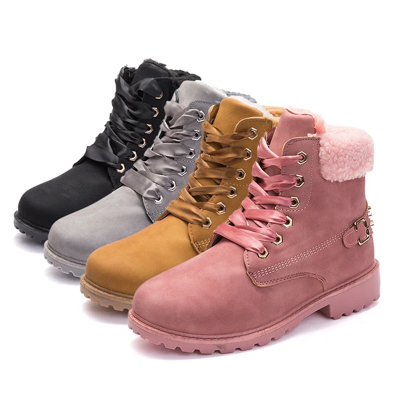 

New Fashion Women Boots Winter Snow Short Boots Fur Cotton Shoes Boots for Women, Customized color