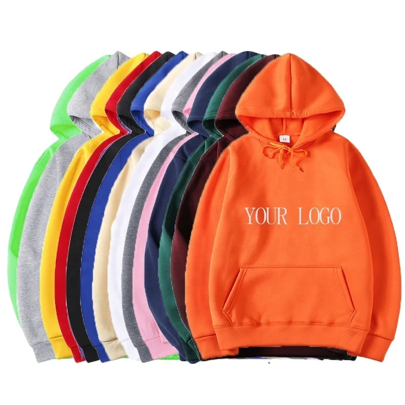

Custom logo blank fleece jogger clothing men's clothing mens hoodies sweatshirts hoodie, Picture color
