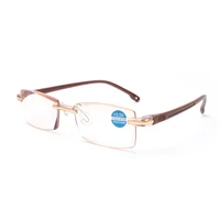 

TR90 rimless blue light blocking reading glasses for men