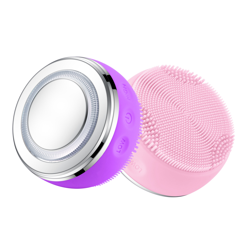 

New Design Washer Portable Mini Machine Waterproof facial cleansing brush, Blue,pink,rose red,purple